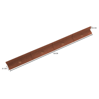 Flexible Lawn Edging 7.2m With Mallet - Terracotta