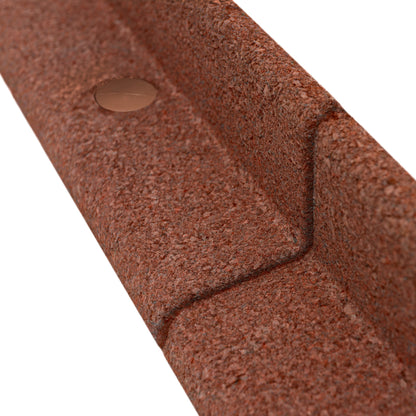 Flexible Lawn Edging 16.8m With Mallet - Terracotta