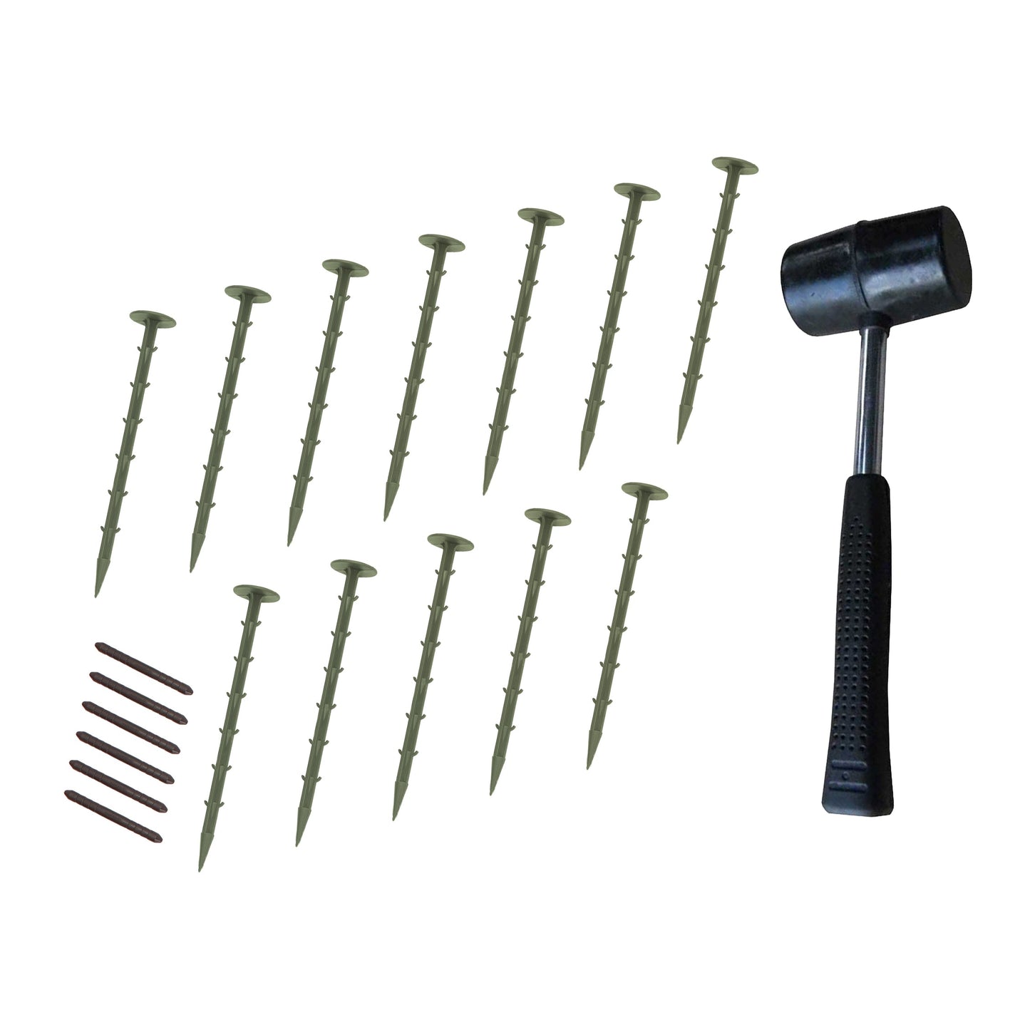 Flexible Lawn Edging 28.8m With Mallet - Green