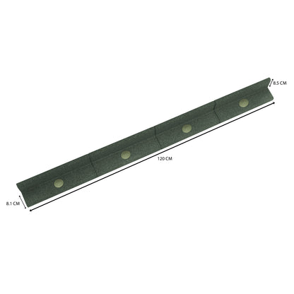 Flexible Lawn Edging 24m With Mallet - Green