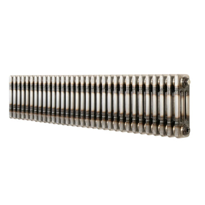 Traditional 3 Column Radiator - 300 x 1460mm - Raw Metal