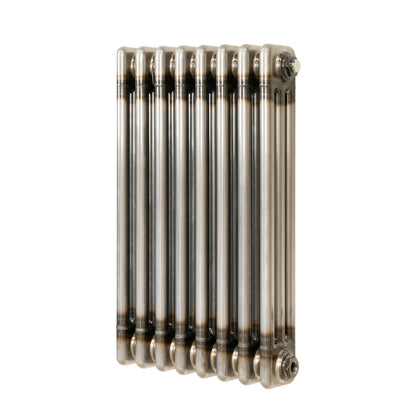 Traditional 3 Column Radiator - 600 x 425mm - Raw Metal