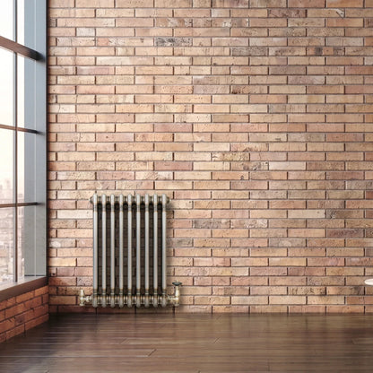 Traditional 3 Column Radiator - 600 x 425mm - Raw Metal