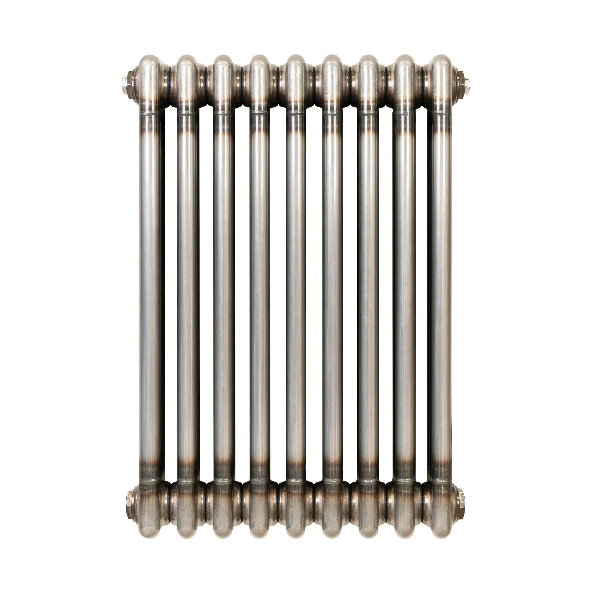 Traditional 3 Column Radiator - 600 x 425mm - Raw Metal