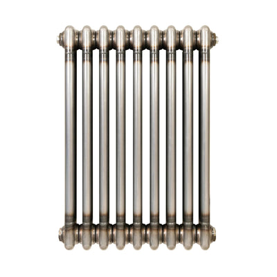 Traditional 3 Column Radiator - 600 x 425mm - Raw Metal