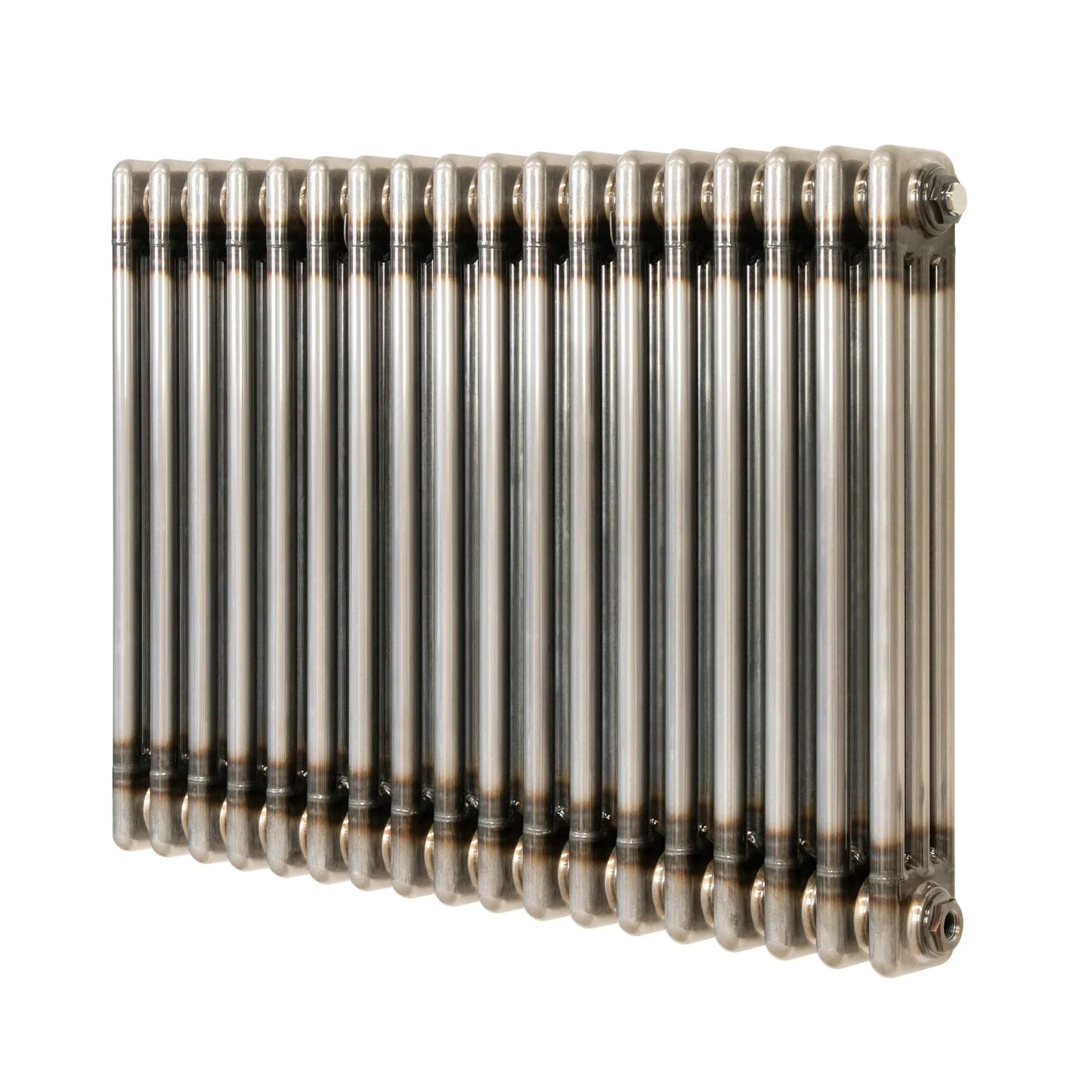 Traditional 3 Column Radiator - 600 x 830mm - Raw Metal