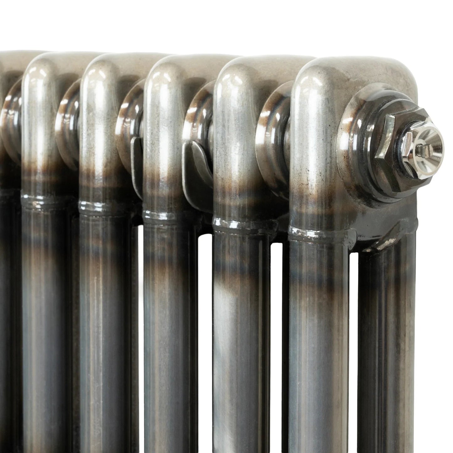 Traditional 3 Column Radiator - 600 x 830mm - Raw Metal