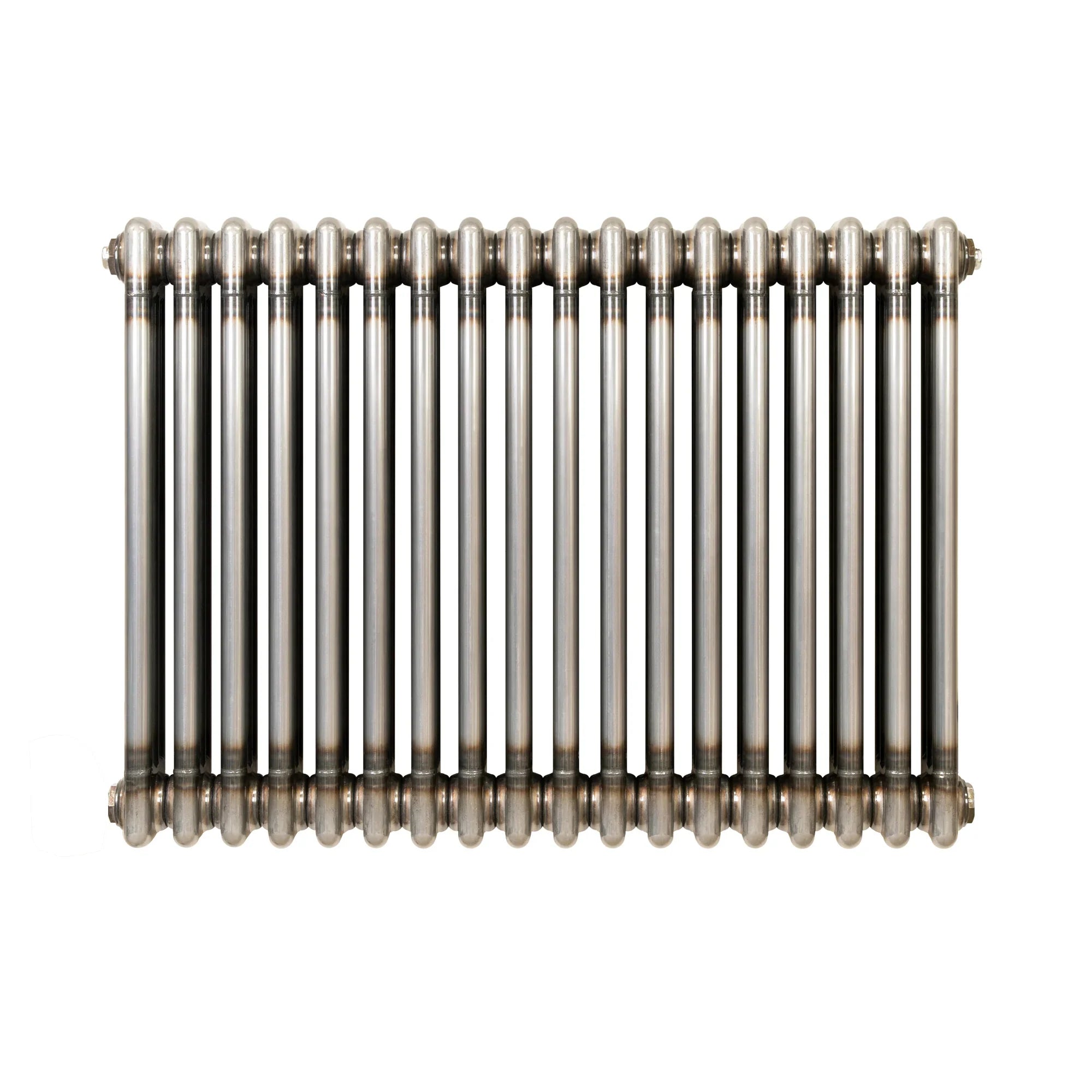 Traditional 3 Column Radiator - 600 x 830mm - Raw Metal