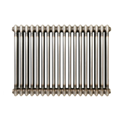 Traditional 3 Column Radiator - 600 x 830mm - Raw Metal
