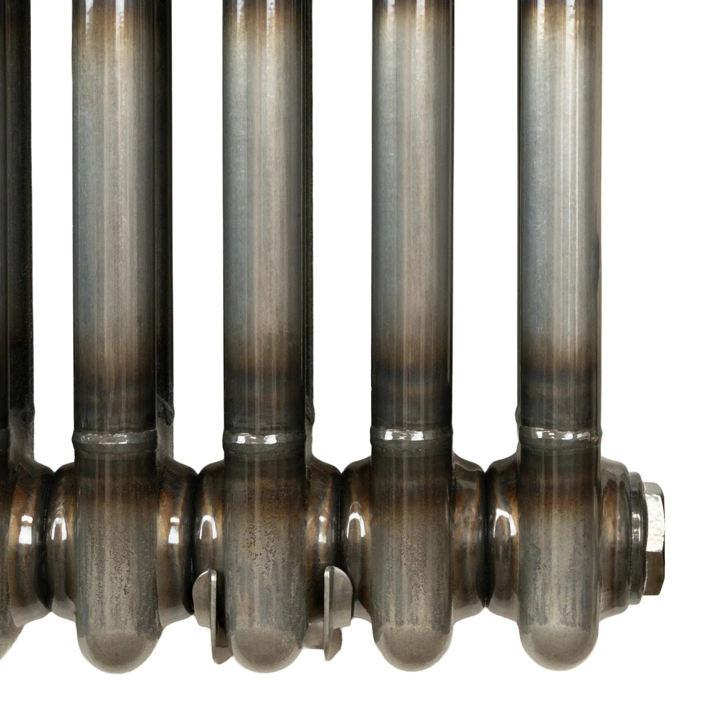 Traditional 3 Column Radiator - 600 x 830mm - Raw Metal