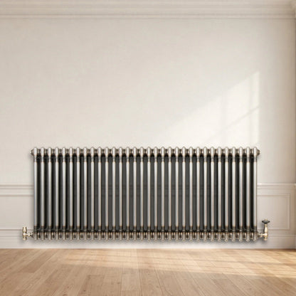 Traditional 3 Column Radiator - 600 x 1460mm - Raw Metal
