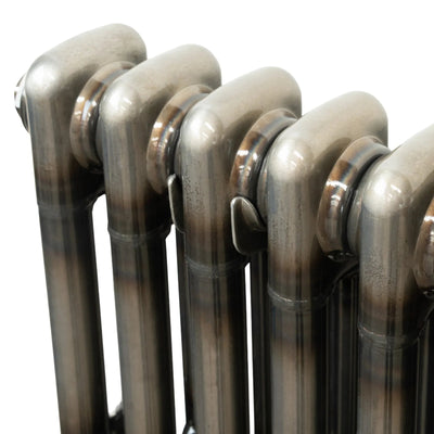Traditional 3 Column Radiator - 600 x 1460mm - Raw Metal