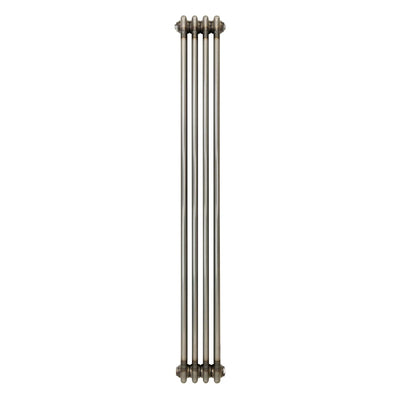 Traditional 3 Column Radiator - 1500 x 200mm - Raw Metal