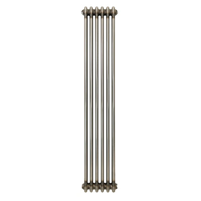 Traditional 3 Column Radiator - 1500 x 290mm - Raw Metal