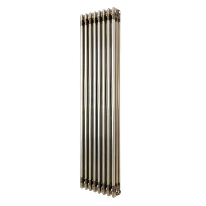 Traditional 3 Column Radiator - 1500 x 380mm - Raw Metal