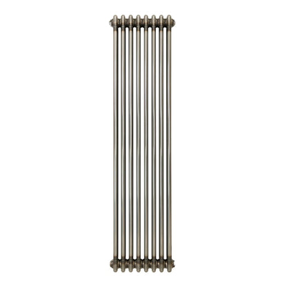 Traditional 3 Column Radiator - 1500 x 380mm - Raw Metal