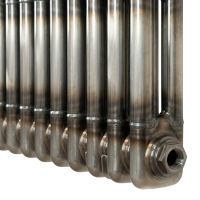 Traditional 3 Column Radiator - 1500 x 380mm - Raw Metal