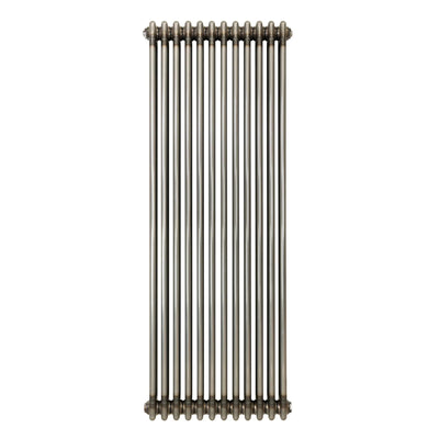 Traditional 3 Column Radiator - 1500 x 560mm - Raw Metal