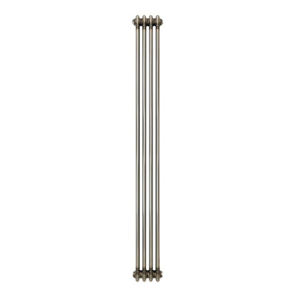 Traditional 3 Column Radiator - 1800 x 200mm - Raw Metal