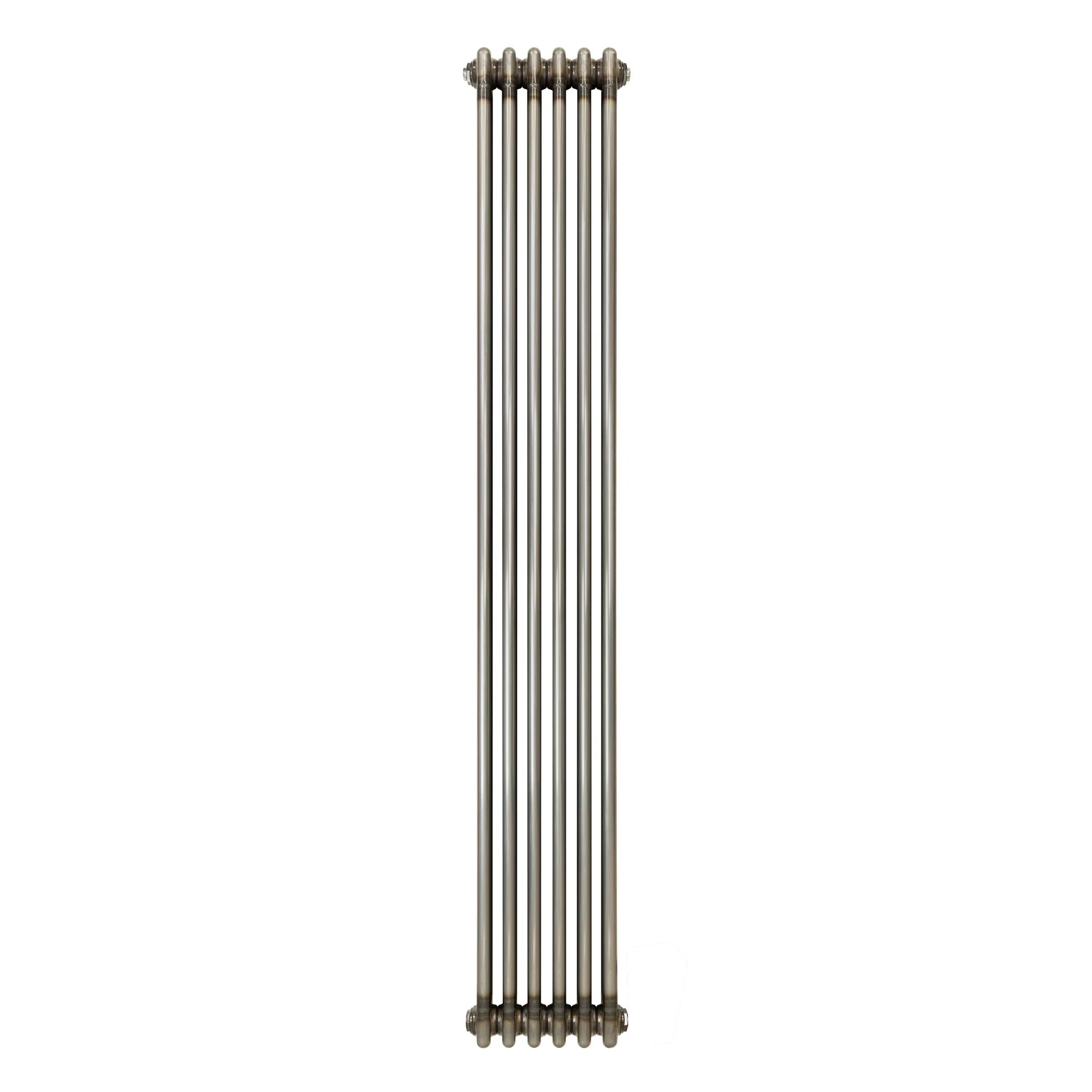 Traditional 3 Column Radiator - 1800 x 290mm - Raw Metal