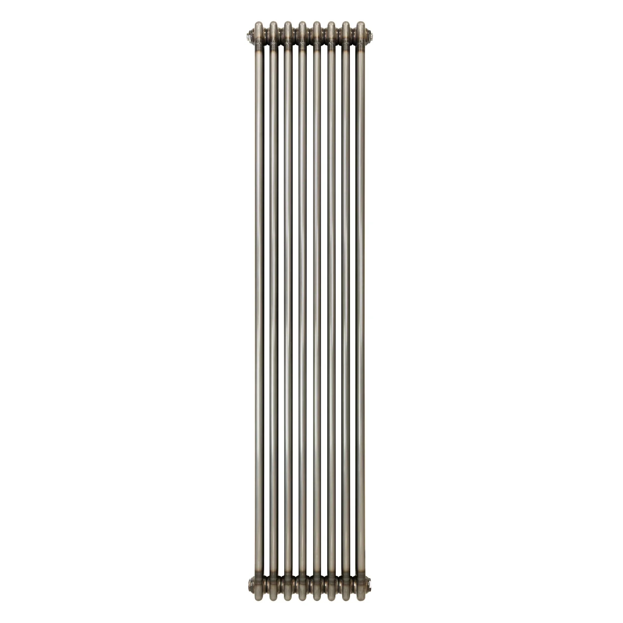 Traditional 3 Column Radiator - 1800 x 380mm - Raw Metal