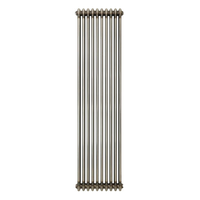 Traditional 3 Column Radiator - 1800 x 470mm - Raw Metal
