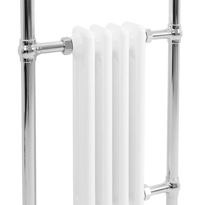 Traditional Heated Towel Rail Radiator – 950mm x 480mm  – White