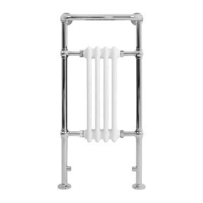 Traditional Heated Towel Rail Radiator – 950mm x 480mm  – White