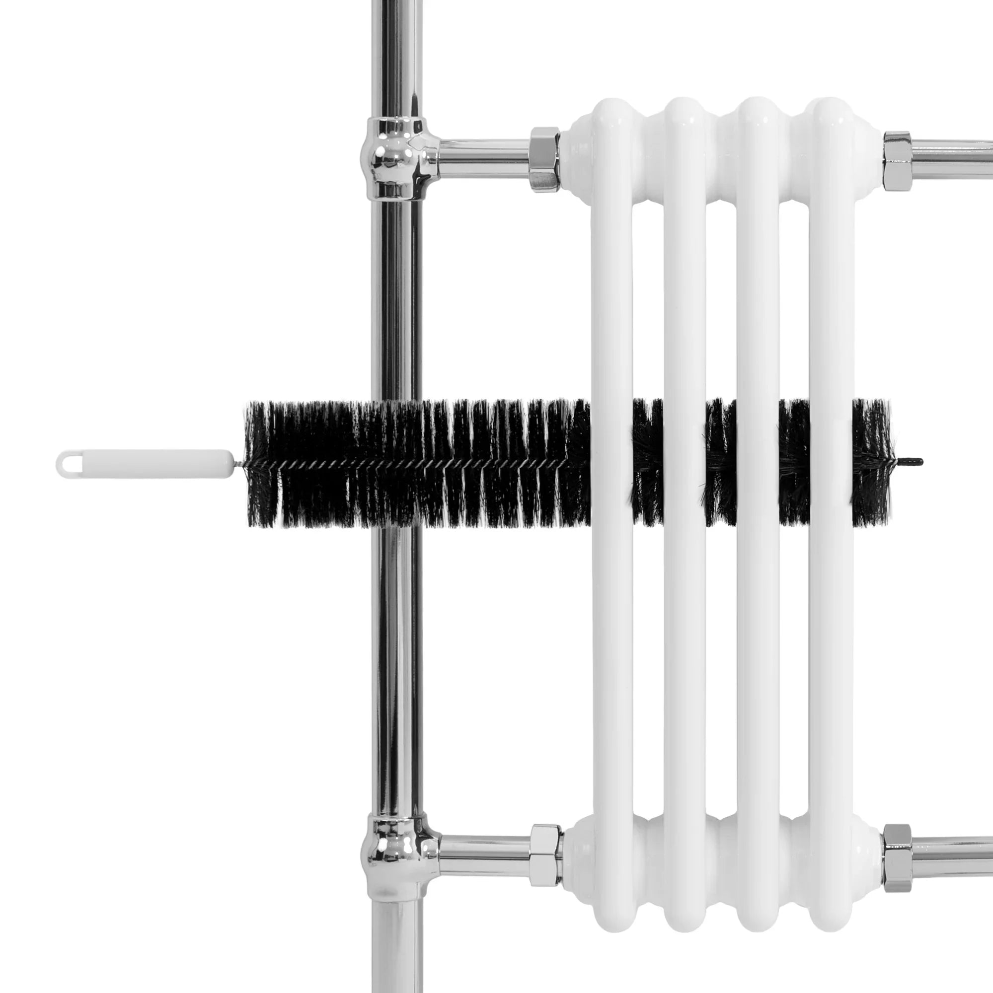 Traditional Heated Towel Rail Radiator – 950mm x 480mm  – White