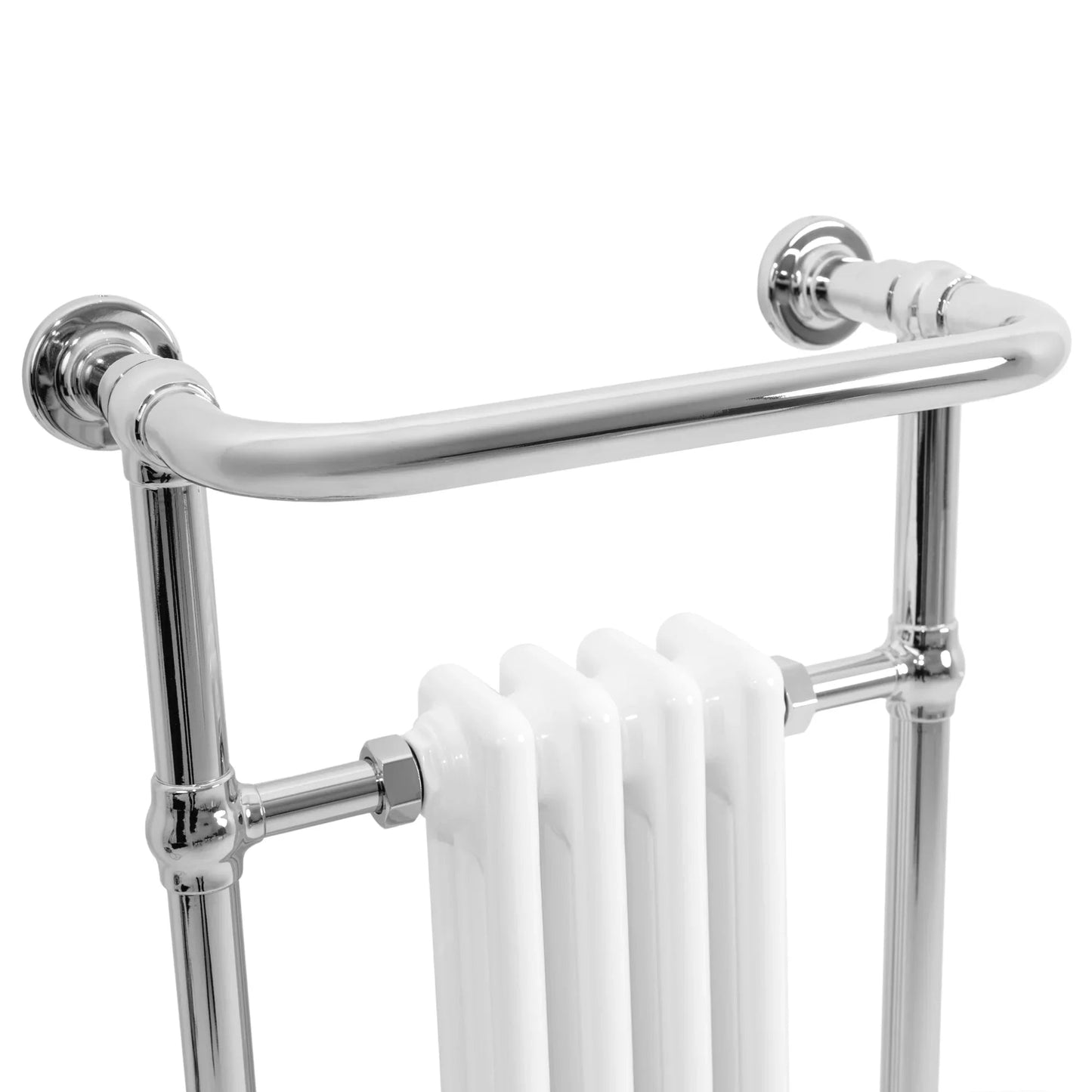 Traditional Heated Towel Rail Radiator – 950mm x 480mm  – White