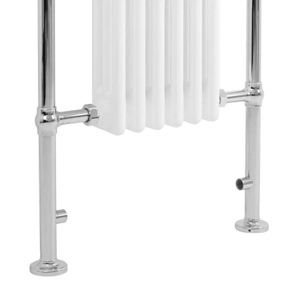 Traditional Heated Towel Rail Radiator – 950mm x 570mm  – White