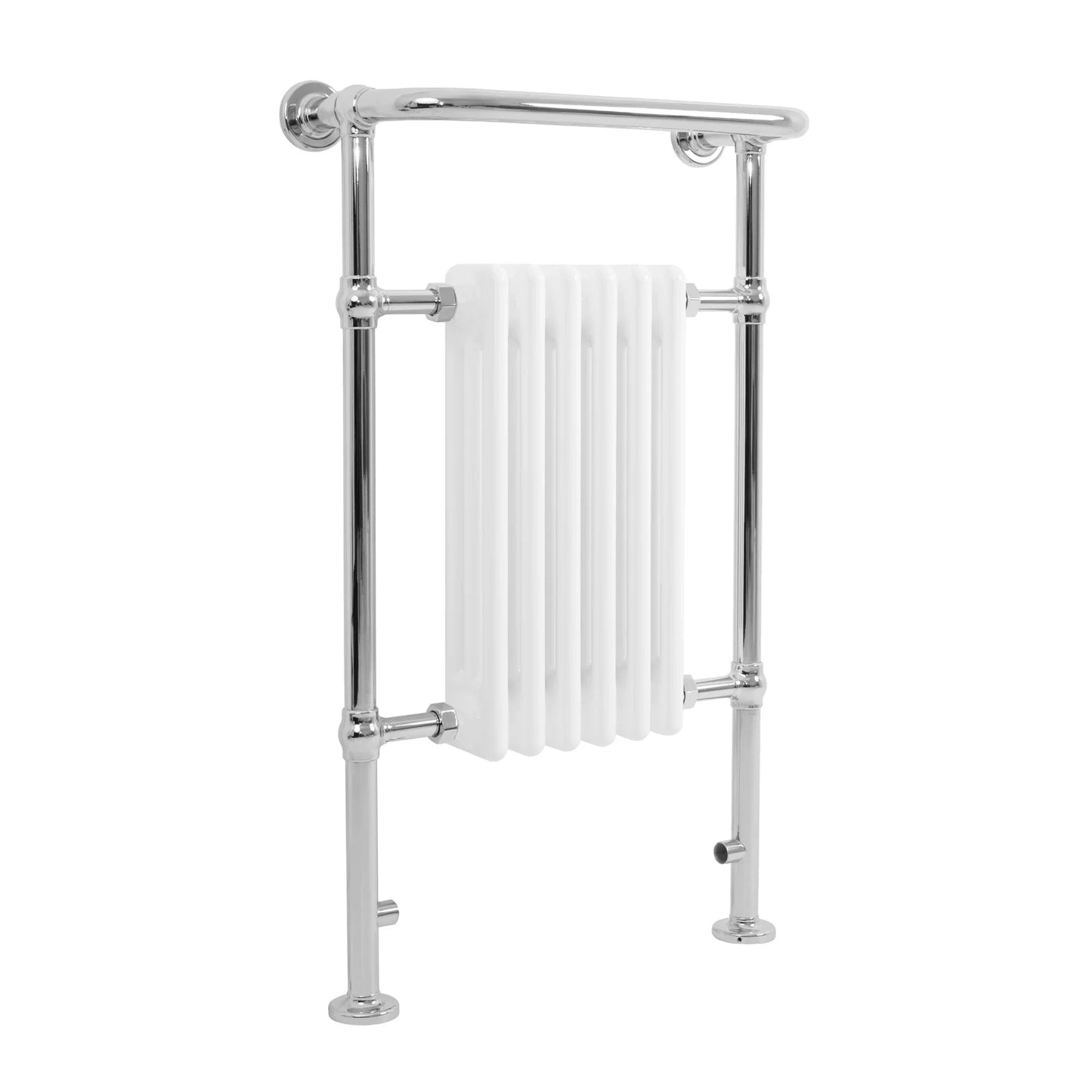 Traditional Heated Towel Rail Radiator – 950mm x 570mm  – White