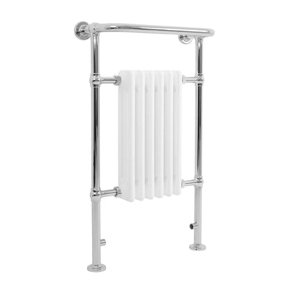 Traditional Heated Towel Rail Radiator – 950mm x 570mm  – White