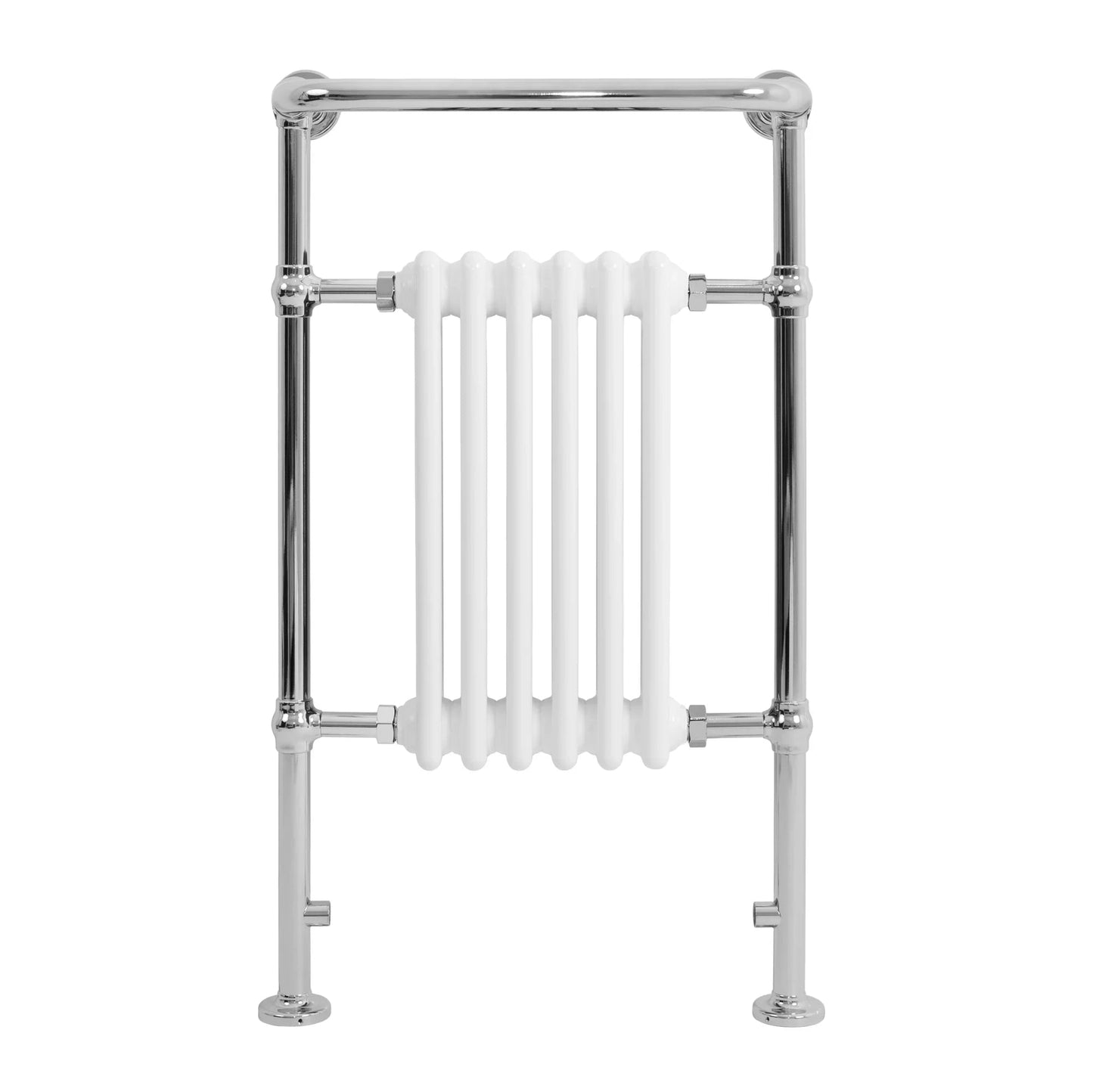 Traditional Heated Towel Rail Radiator – 950mm x 570mm  – White