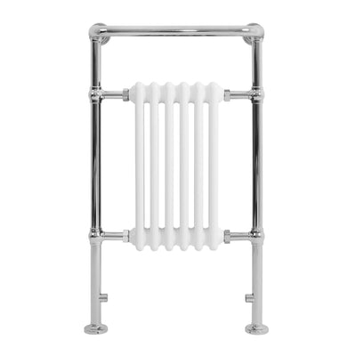 Traditional Heated Towel Rail Radiator – 950mm x 570mm  – White