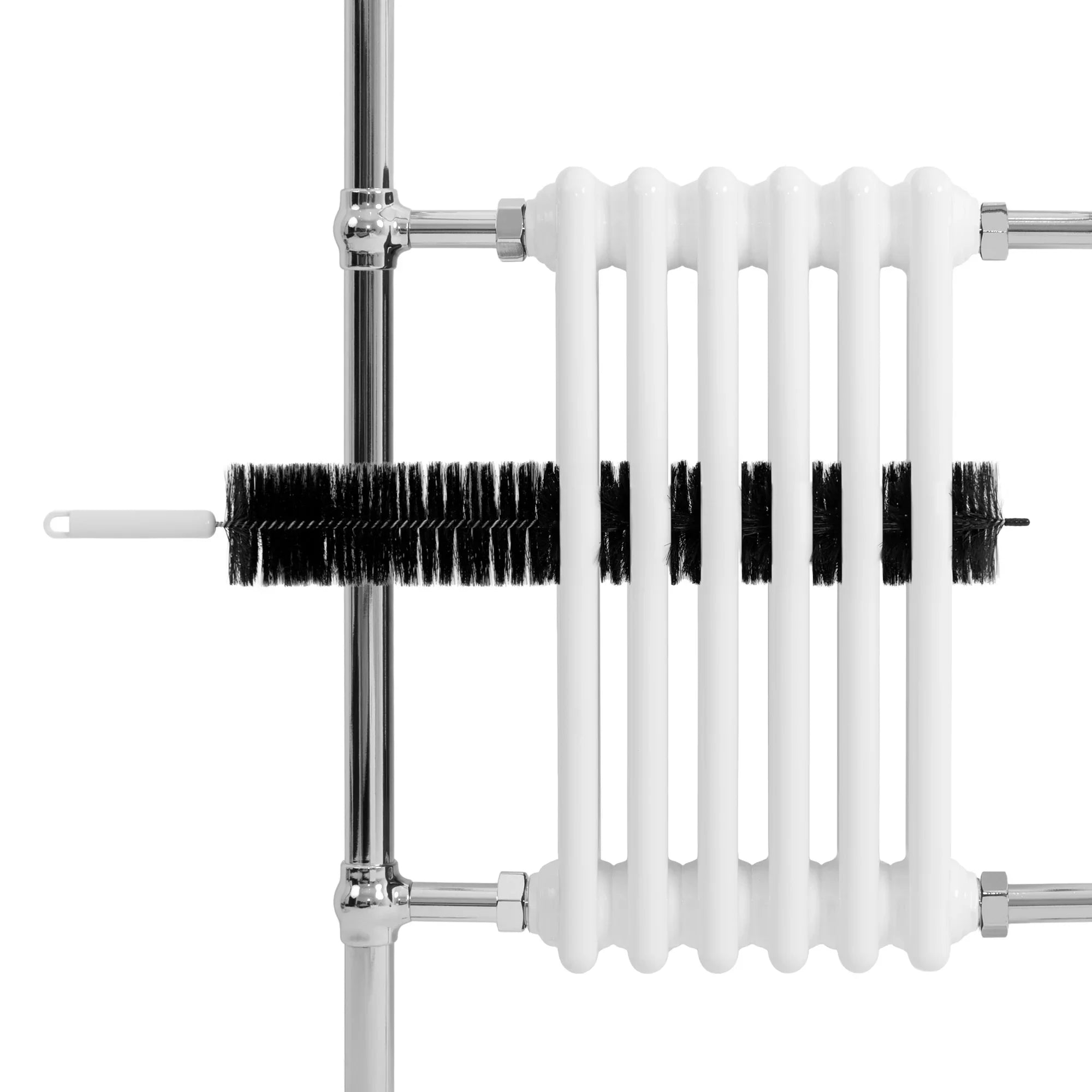 Traditional Heated Towel Rail Radiator – 950mm x 570mm  – White