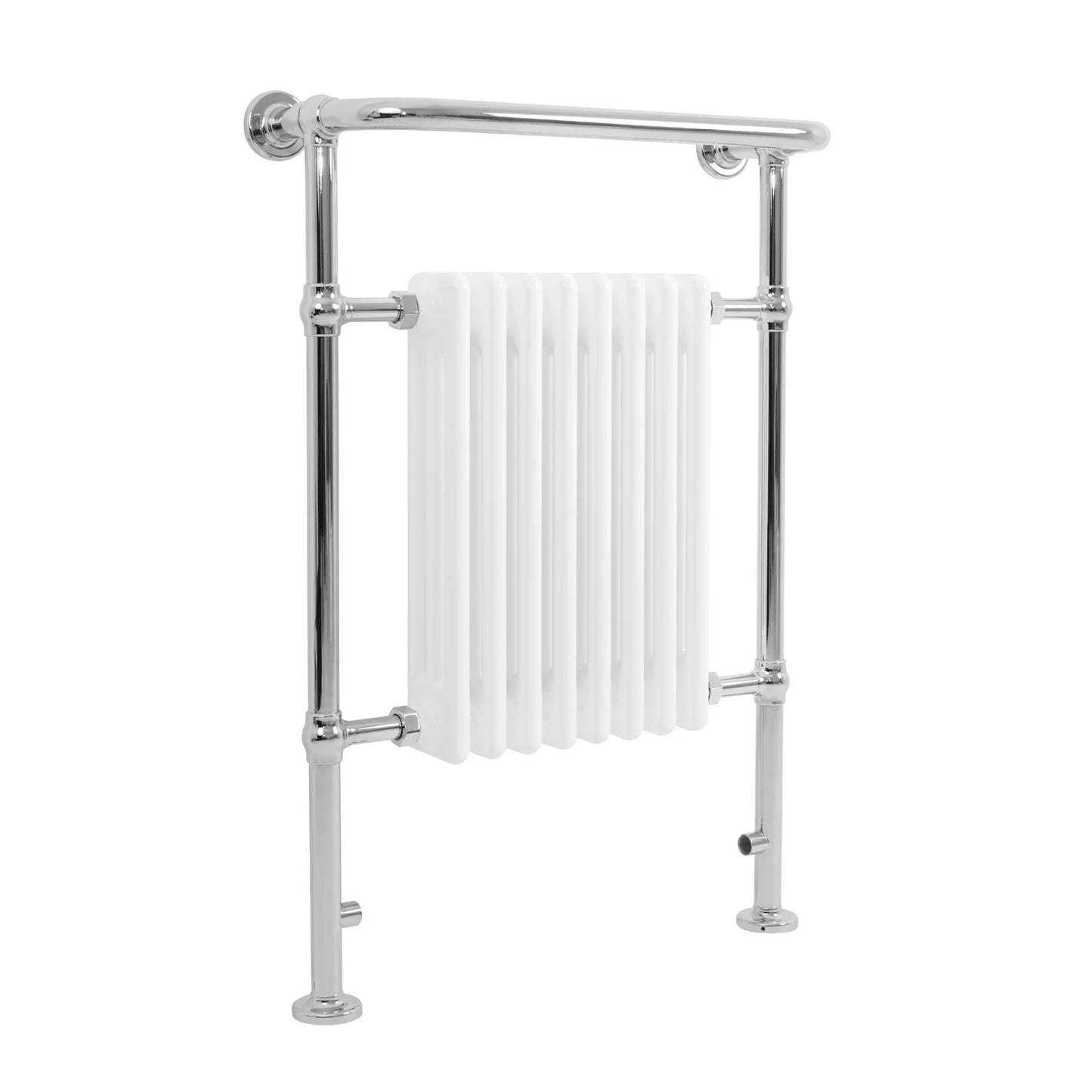 Traditional Heated Towel Rail Radiator – 950mm x 660mm  – White