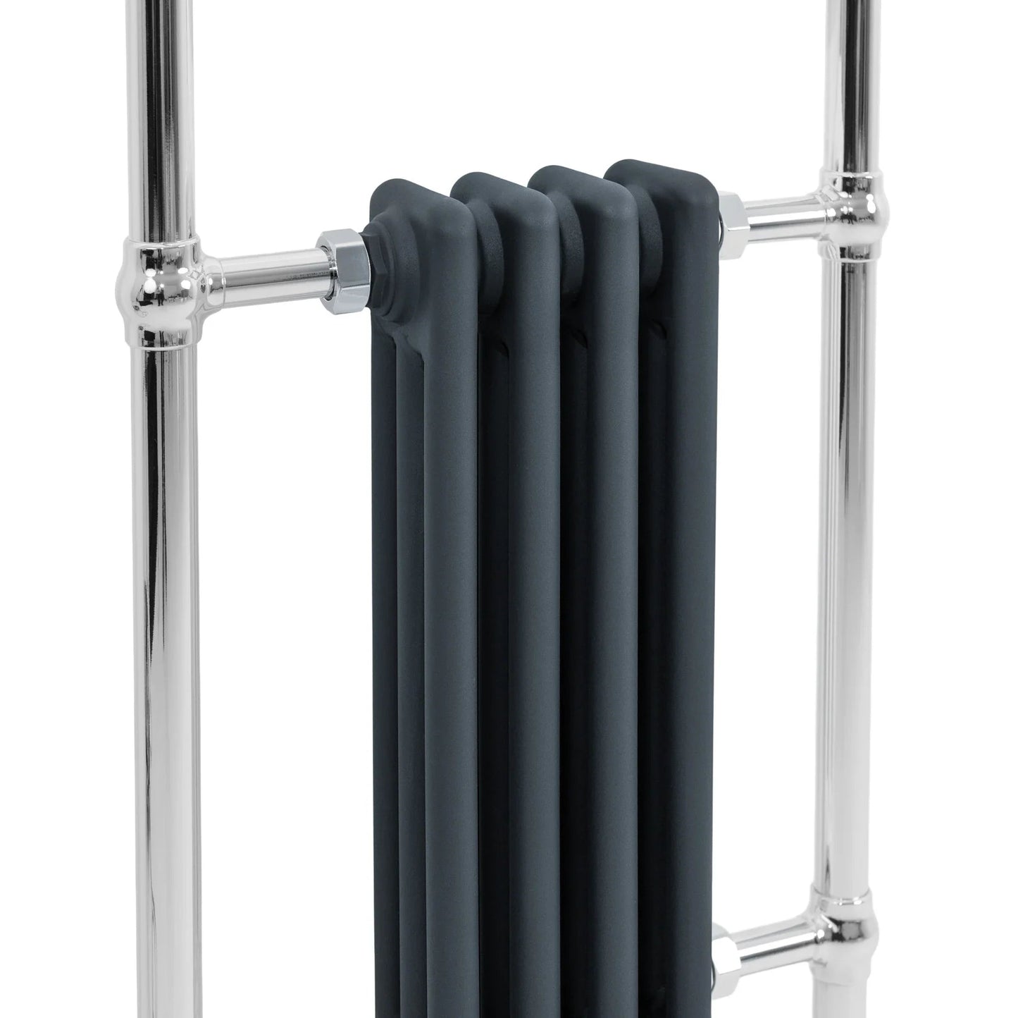 Traditional Heated Towel Rail Radiator – 950mm x 480mm  – Anthracite Grey