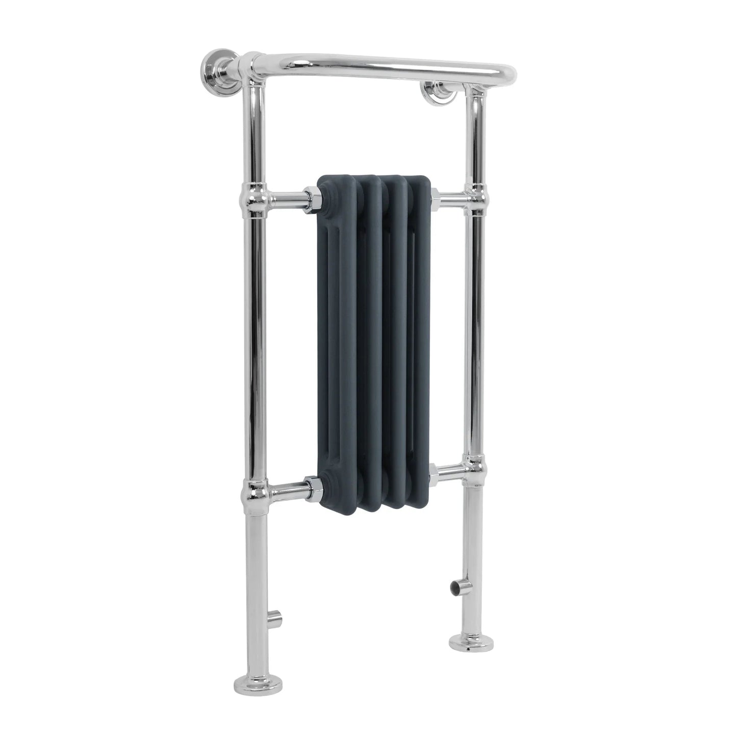 Traditional Heated Towel Rail Radiator – 950mm x 480mm  – Anthracite Grey