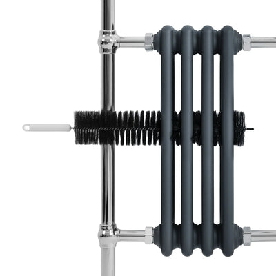 Traditional Heated Towel Rail Radiator – 950mm x 480mm  – Anthracite Grey