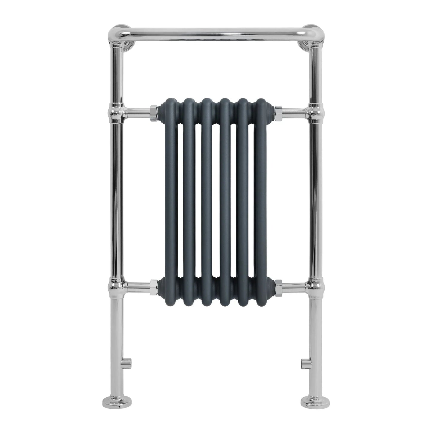 Traditional Heated Towel Rail Radiator – 950mm x 570mm  – Anthracite Grey