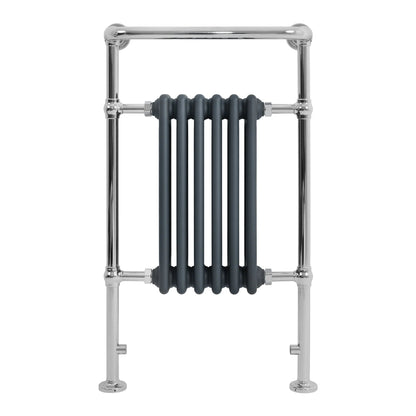Traditional Heated Towel Rail Radiator – 950mm x 570mm  – Anthracite Grey