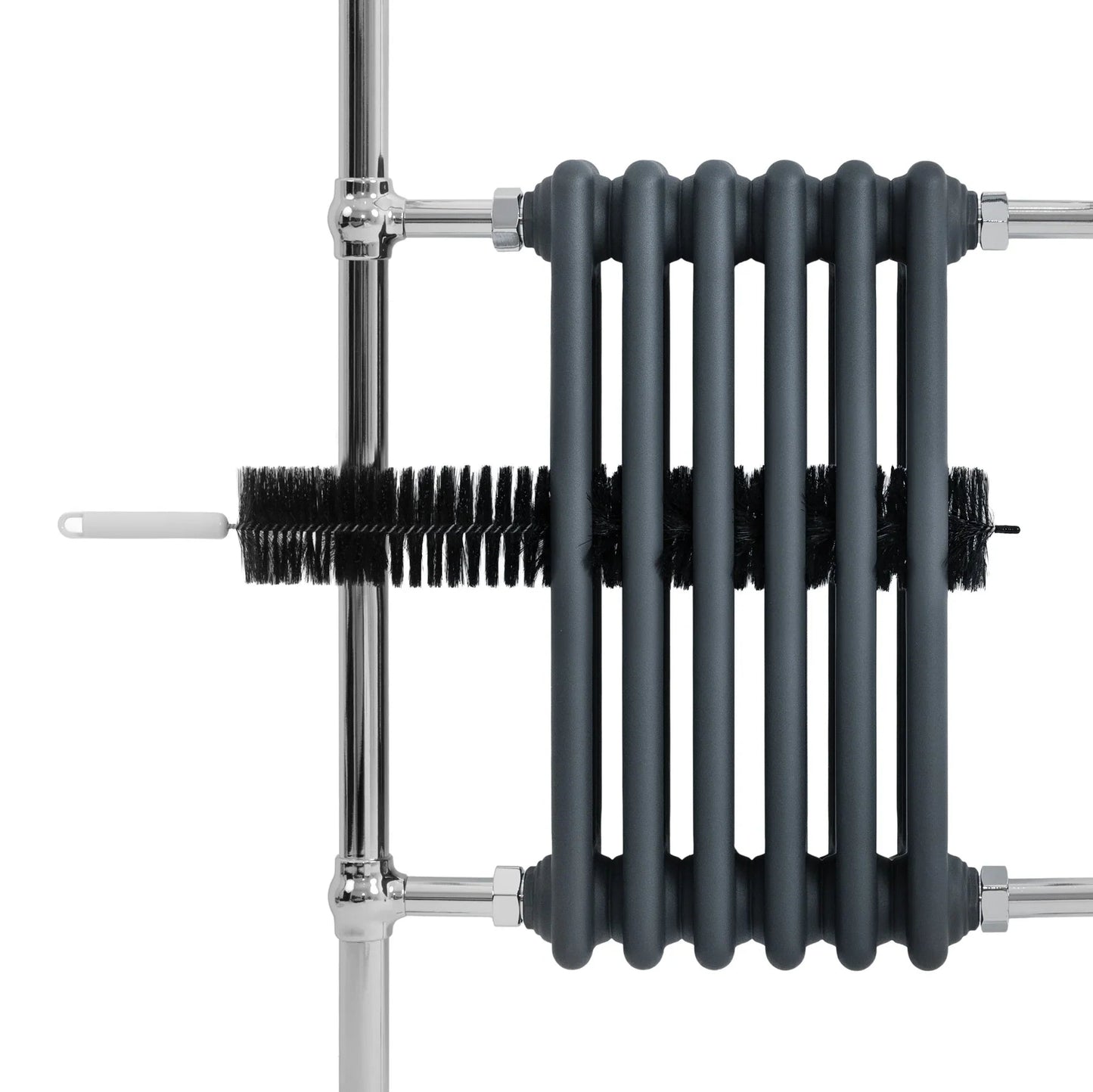Traditional Heated Towel Rail Radiator – 950mm x 570mm  – Anthracite Grey