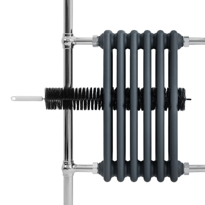 Traditional Heated Towel Rail Radiator – 950mm x 570mm  – Anthracite Grey
