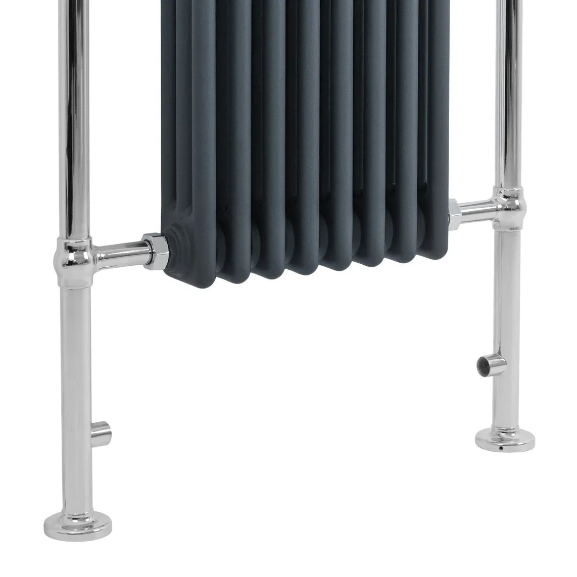 Traditional Heated Towel Rail Radiator – 950mm x 660mm  – Anthracite Grey