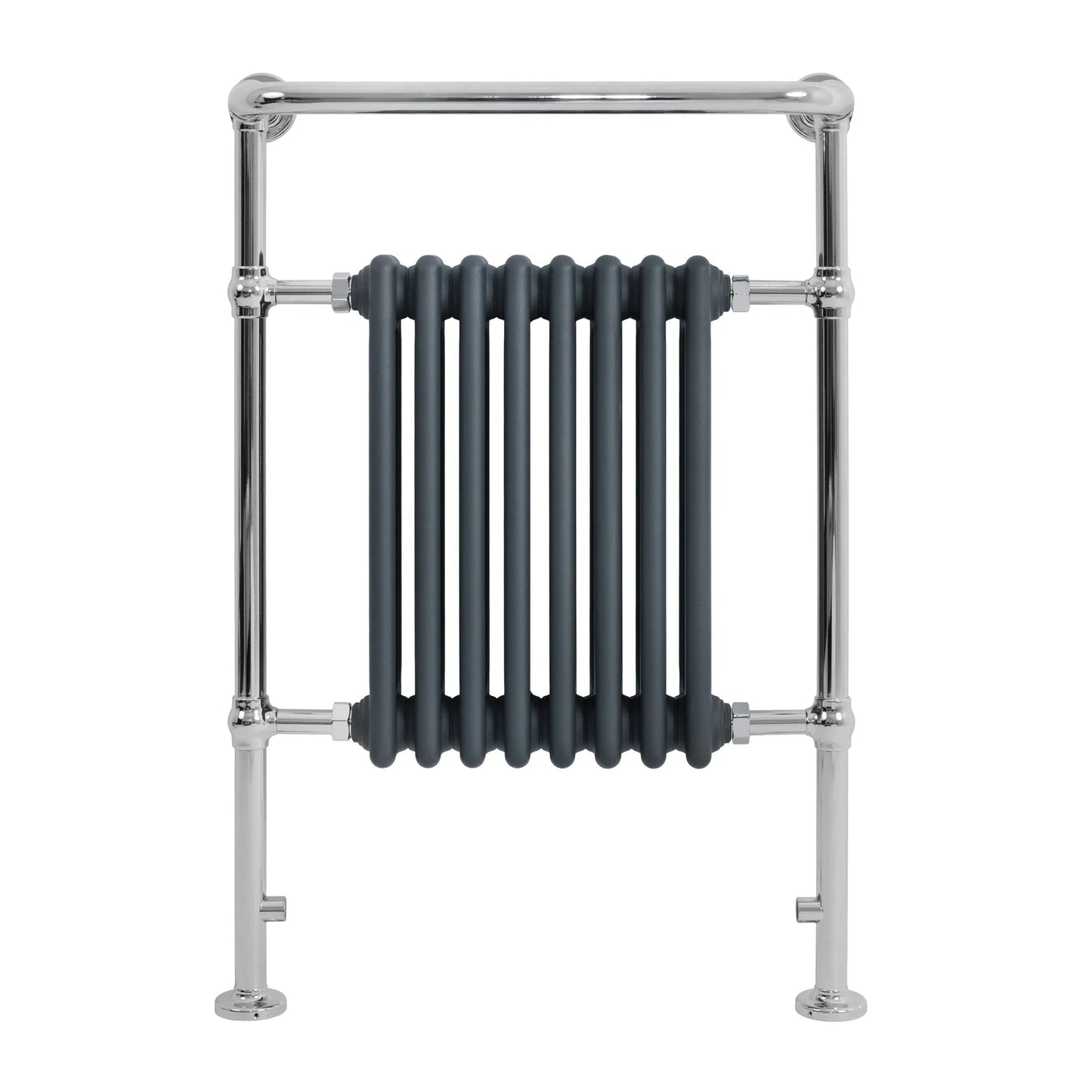 Traditional Heated Towel Rail Radiator – 950mm x 660mm  – Anthracite Grey