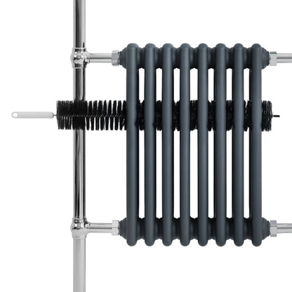 Traditional Heated Towel Rail Radiator – 950mm x 660mm  – Anthracite Grey