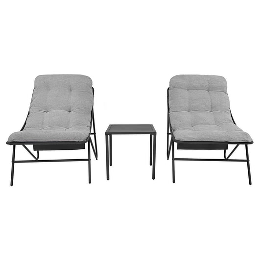 3 Piece Bistro Set - Grey