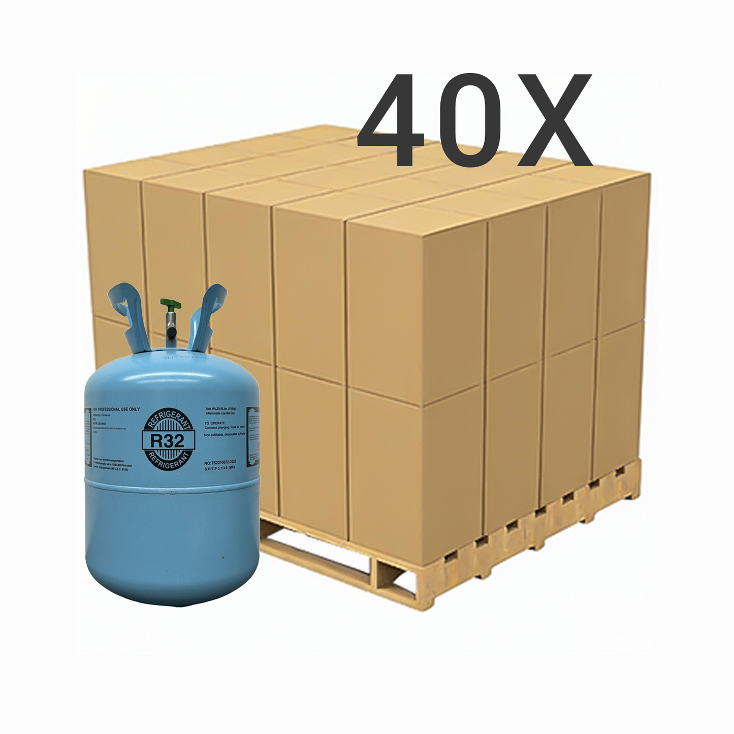 20.9LB R32 (R-32) Refrigerant Gas