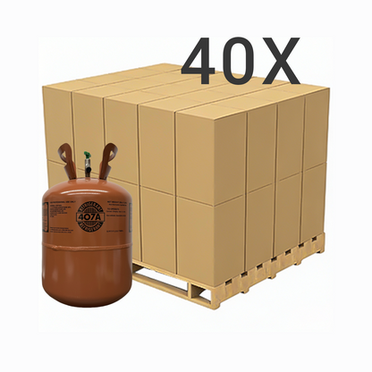 25LB R407A (R-407A) Refrigerant Gas | 30 Cylinders